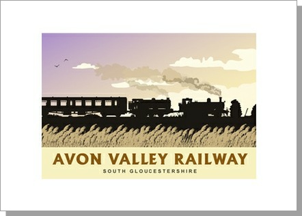 Avon Valley Railway Glouceshire Card
