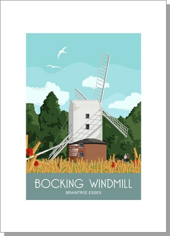 Bocking Windmill Card