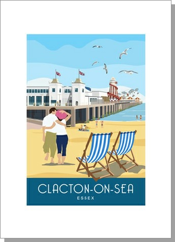 Clacton on Sea Greetings Card