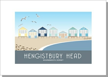 Hengistbury Head, Christchurch, Dorset, card