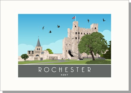 Rochester Castle Gardens Landscape