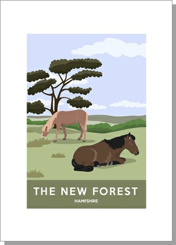 New Forest Pony Card