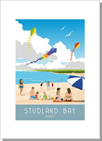 Studland Bay Beach card