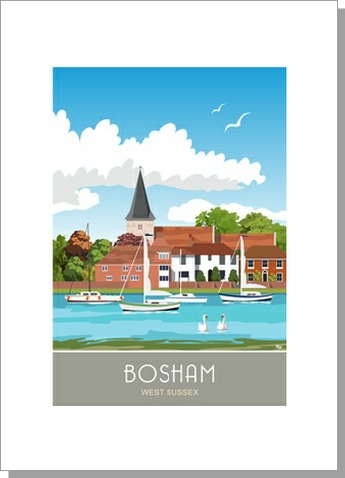 Bosham Harbour Card