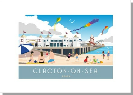 Clacton on Sea Kites Card