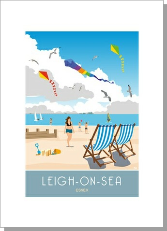 Leigh on Sea Kites Card
