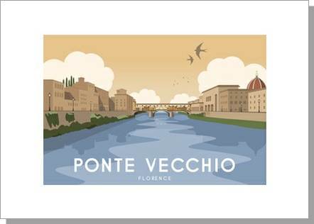 Ponte Vecchio Florence Italy Card