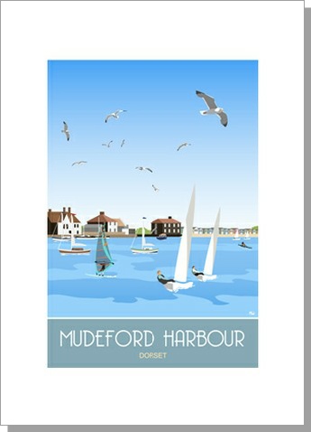 Mudeford Harbour Christchurch card