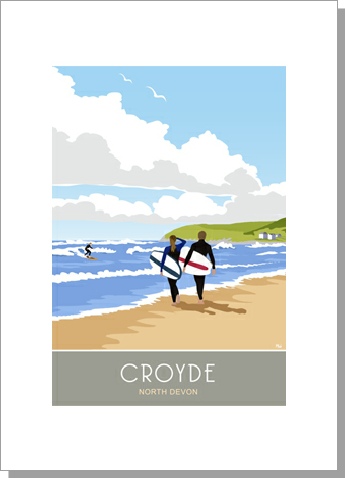 Croyde Surfers