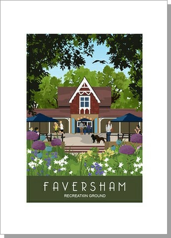 Faversham Recreation Ground Grettings Card