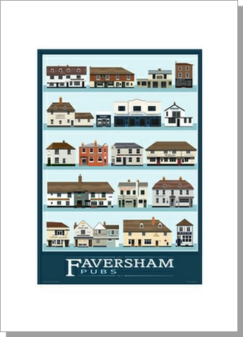 Faversham Pubs Greetings Card
