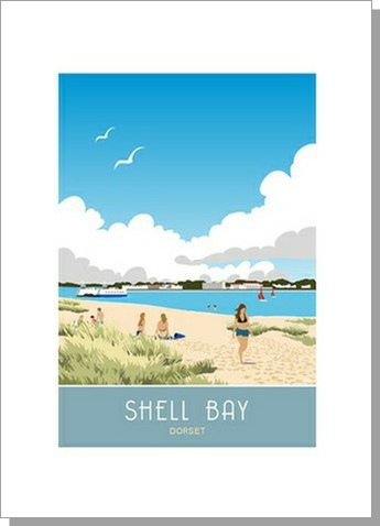 Shell Beach card
