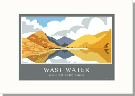 Wastwater Cumbria Greetings Card