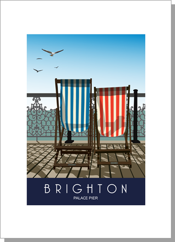 Brighton Palace Pier, Deck Chairs Cards