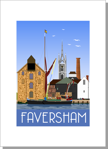 Faversham Creek Greeetings Card