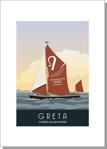 Greta Thames Sailing Barge, Faversham and Whitstable