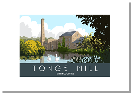 Tonge Mill Sittingbourne Greetings Card