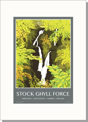 Stock Ghyll Force Ambleside