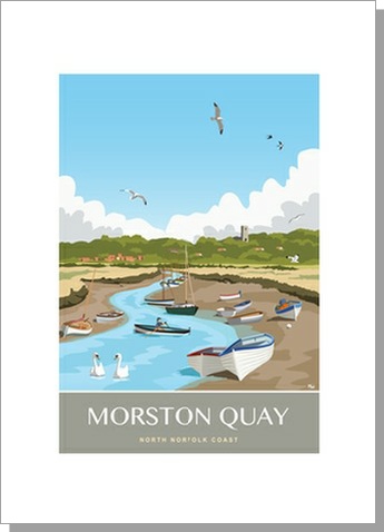 Overstrand Beach Huts Seaside Card