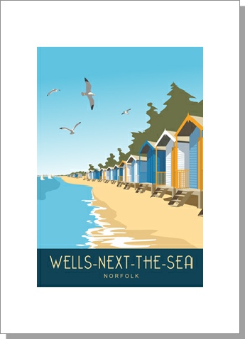 Wells Beach Huts, Portrait